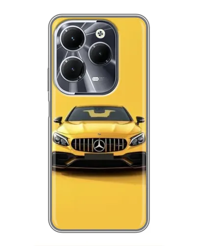 Чехол для Infinix Hot 40 с картинкой «Желтый Mercedes GT» Чехол для Infinix Hot 40 с картинкой «Желтый Mercedes GT»