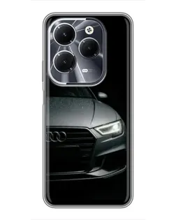 Чехол для Infinix Hot 40 с картинкой «Audi — детализация кузова»