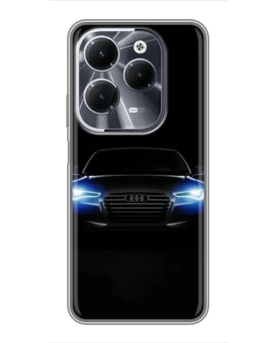 Чехол для Infinix Hot 40 с картинкой «Audi в неоне» Чехол для Infinix Hot 40 с картинкой «Audi в неоне»