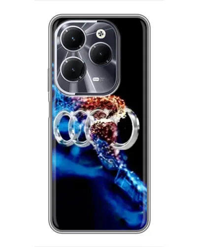 Чехол для Infinix Hot 40 с картинкой «Энергия лого Audi» Чехол для Infinix Hot 40 с картинкой «Энергия лого Audi»