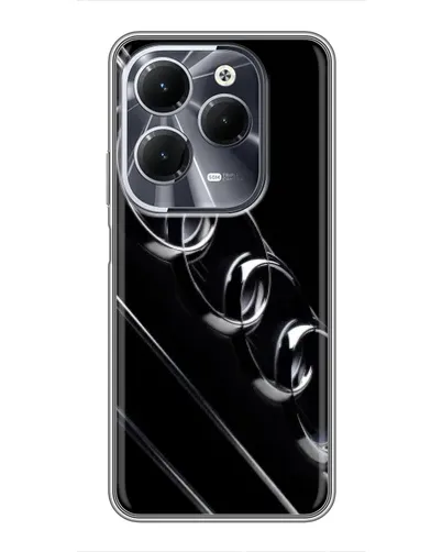 Чехол для Infinix Hot 40 с картинкой «Audi — абстрактные кольца» Чехол для Infinix Hot 40 с картинкой «Audi — абстрактные кольца»