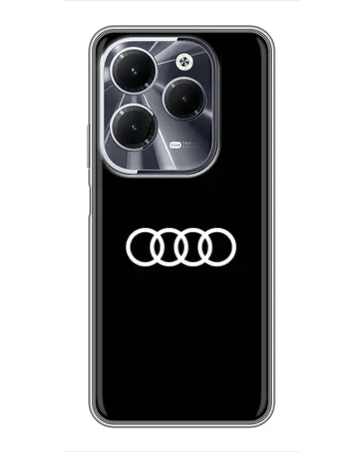Чехол для Infinix Hot 40 с картинкой «Audi White Logo» Чехол для Infinix Hot 40 с картинкой «Audi White Logo»