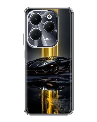 Чехол для Infinix Hot 40 с картинкой «Ночной Lamborghini драйв» Чехол для Infinix Hot 40 с картинкой «Ночной Lamborghini драйв»