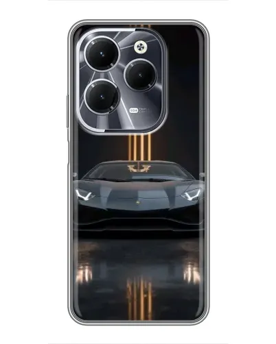 Чехол для Infinix Hot 40 с картинкой «Lamborghini золотые линии» Чехол для Infinix Hot 40 с картинкой «Lamborghini золотые линии»