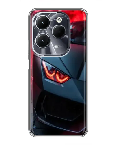 Чехол для Infinix Hot 40 с картинкой «Lamborghini красное сияние» Чехол для Infinix Hot 40 с картинкой «Lamborghini красное сияние»