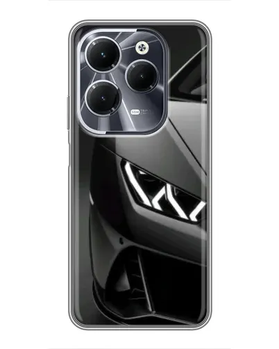 Чехол для Infinix Hot 40 с картинкой «Lamborghini фары детализация» Чехол для Infinix Hot 40 с картинкой «Lamborghini фары детализация»