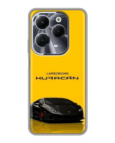 Чехол для Infinix Hot 40 с картинкой «Lamborghini Huracan черный» Чехол для Infinix Hot 40 с картинкой «Lamborghini Huracan черный»