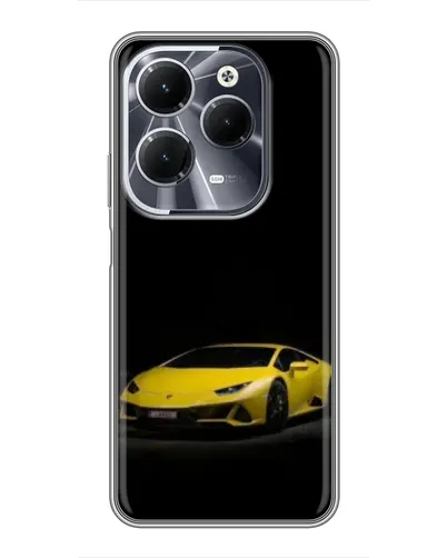 Чехол для Infinix Hot 40 с картинкой «Lamborghini желтый акцент» Чехол для Infinix Hot 40 с картинкой «Lamborghini желтый акцент»