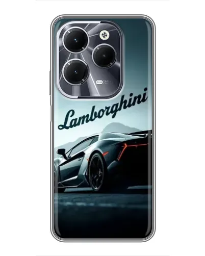 Чехол для Infinix Hot 40 с картинкой «Классическая надпись Lamborghini» Чехол для Infinix Hot 40 с картинкой «Классическая надпись Lamborghini»