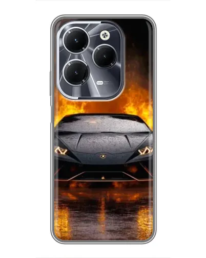 Чехол для Infinix Hot 40 с картинкой «Lamborghini в огне» Чехол для Infinix Hot 40 с картинкой «Lamborghini в огне»