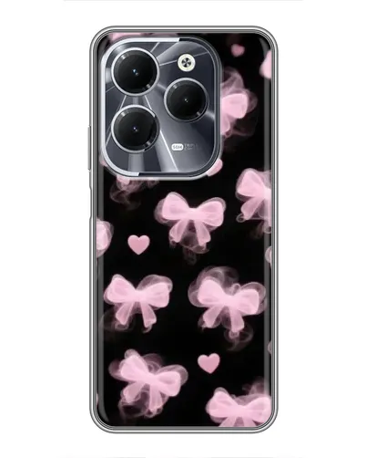 Чехол для Infinix Hot 40 с картинкой «Геометрия банта»
