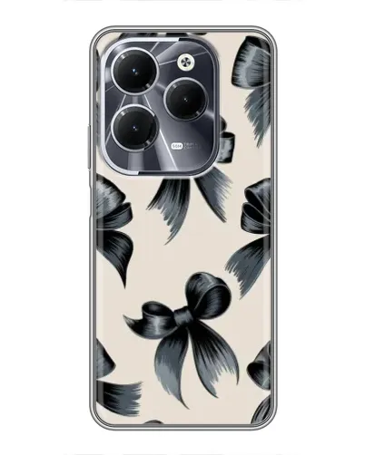 Чехол для Infinix Hot 40 с картинкой «Банты Coquette»