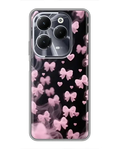 Чехол для Infinix Hot 40 с картинкой «Неоновое кружево»