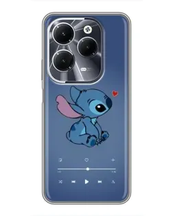 Чехол для Infinix Hot 40 с картинкой «Музыкальный Stitch»