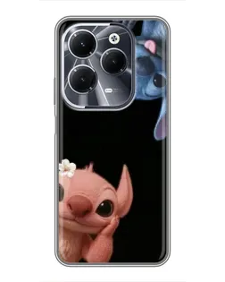 Чехол для Infinix Hot 40 с картинкой «Фиолетовый туман роз»