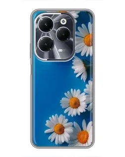 Чехол для Infinix Hot 40 с картинкой «Белоснежные маргаритки»