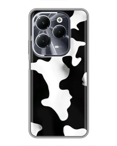 Чехол для Infinix Hot 40 с картинкой «Черно-белое пятно»