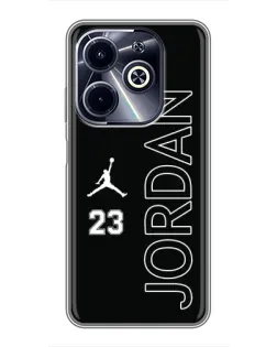 Чехол для Infinix Hot 40i с картинкой «Jordan Vertical»