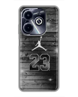 Чехол для Infinix Hot 40i с картинкой «Jordan Carbon 23»
