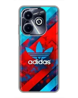 Чехол для Infinix Hot 40i с картинкой «Абстракция Adidas» Чехол для Infinix Hot 40i с картинкой «Абстракция Adidas»