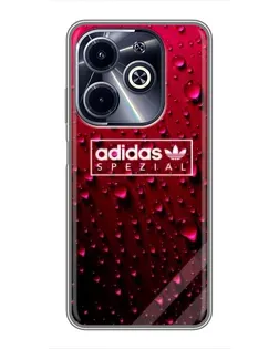 Чехол для Infinix Hot 40i с картинкой «Adidas Gold Marble» Чехол для Infinix Hot 40i с картинкой «Adidas Gold Marble»