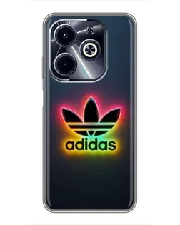 Чехол для Infinix Hot 40i с картинкой «Неоновый Adidas» Чехол для Infinix Hot 40i с картинкой «Неоновый Adidas»