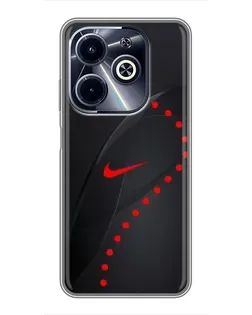 Чехол для Infinix Hot 40i с картинкой «Абстрактный дизайн Nike»