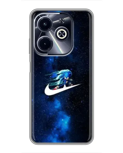 Чехол для Infinix Hot 40i с картинкой «Звездный путь Nike»