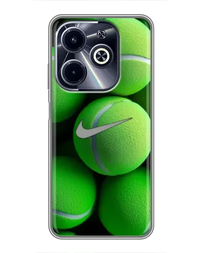 Чехол для Infinix Hot 40i с картинкой «Теннисные мячи Найк»
