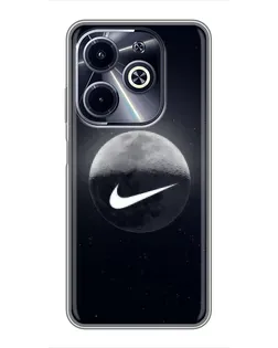 Чехол для Infinix Hot 40i с картинкой «Nike в стиле граффити»