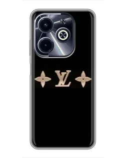 Чехол для Infinix Hot 40i с картинкой «Louis Vuitton — минимализм»