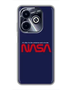 Чехол для Infinix Hot 40i с картинкой «NASA — глубокий космос» Чехол для Infinix Hot 40i с картинкой «NASA — глубокий космос»