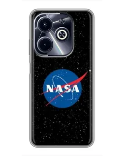 Чехол для Infinix Hot 40i с картинкой «NASA — звездное небо» Чехол для Infinix Hot 40i с картинкой «NASA — звездное небо»