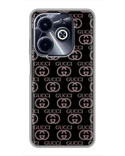 Чохол для Infinix Hot 40i з картинкою «Класична монограма Gucci»
