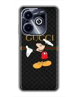 Чохол для Infinix Hot 40i з картинкою «Міккі Маус Gucci»
