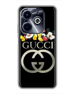 Чохол для Infinix Hot 40i з картинкою «Gucci — герої Disney»