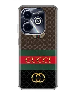Чохол для Infinix Hot 40i з картинкою «Gucci — брендований десерт»