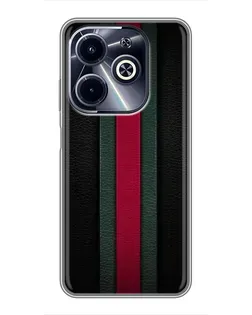 Чохол для Infinix Hot 40i з картинкою «Gucci — неонова лінія»