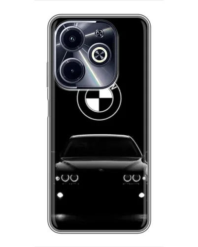 Чехол для Infinix Hot 40i с картинкой «BMW — взгляд из темноты» Чехол для Infinix Hot 40i с картинкой «BMW — взгляд из темноты»