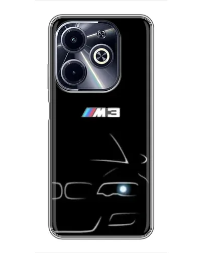 Чехол для Infinix Hot 40i с картинкой «Минималистичный принт BMW M3» Чехол для Infinix Hot 40i с картинкой «Минималистичный принт BMW M3»