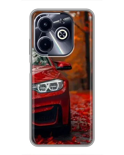 Чехол для Infinix Hot 40i с картинкой «Осенняя BMW M4» Чехол для Infinix Hot 40i с картинкой «Осенняя BMW M4»