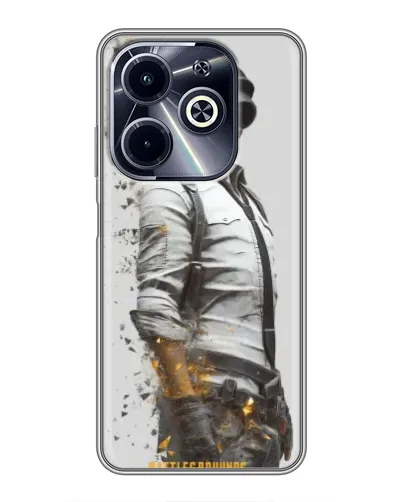 Чехол для Infinix Hot 40i с картинкой «PUBG — боец в пыли» Чехол для Infinix Hot 40i с картинкой «PUBG — боец в пыли»