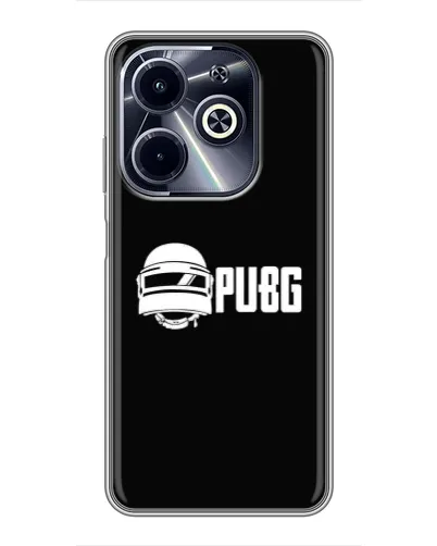 Чехол для Infinix Hot 40i с картинкой «PUBG — классический лого» Чехол для Infinix Hot 40i с картинкой «PUBG — классический лого»