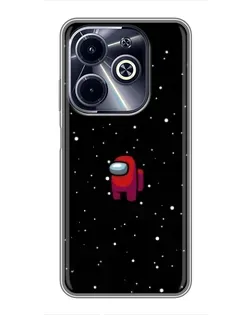 Чехол для Infinix Hot 40i с картинкой «Красный Among Us» Чехол для Infinix Hot 40i с картинкой «Красный Among Us»