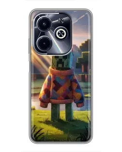 Чохол для Infinix Hot 40i з картинкою «Кріпер у светрі»