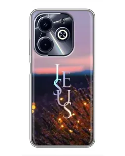 Чехол для Infinix Hot 40i с картинкой «Свет Божий ночью»