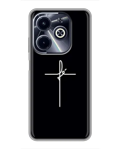 Чехол для Infinix Hot 40i с картинкой «Тонкий крест» Чехол для Infinix Hot 40i с картинкой «Тонкий крест»