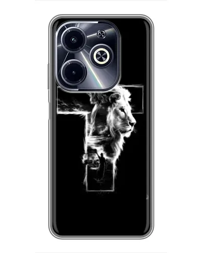 Чехол для Infinix Hot 40i с картинкой «Сияющий крест Jesus» Чехол для Infinix Hot 40i с картинкой «Сияющий крест Jesus»