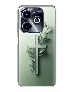 Чехол для Infinix Hot 40i с картинкой «Оливковая ветвь»