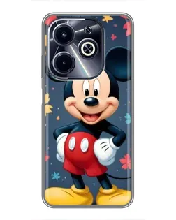 Чехол для Infinix Hot 40i с картинкой «Осенний Mickey Mouse»